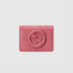 구찌 블론디 인터로킹 G 카드지갑 핑크 760317
