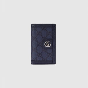 구찌 오피디아 GG 수프림 카드지갑 블루 734943