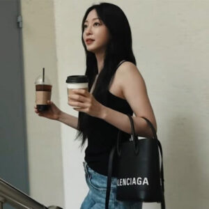 발렌시아가 빌 토트백 XXS 블랙 (한예슬 착용)