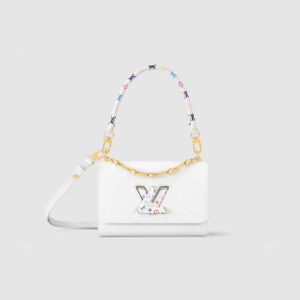 루이비통 LV X TM 트위스트 MM 슬림 화이트 M13678
