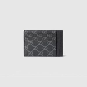 구찌 GG 엠블럼 카드지갑 블랙 821208