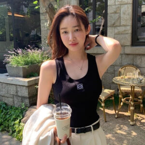 [국내배송/당일출고] 로에베 애나그램 탱크탑 나시 2color (차정원,지젤,NCT태용,고아라,이시영 착용)