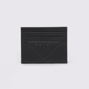 프라다 사피아노 가죽 카드지갑 블랙 2MC223